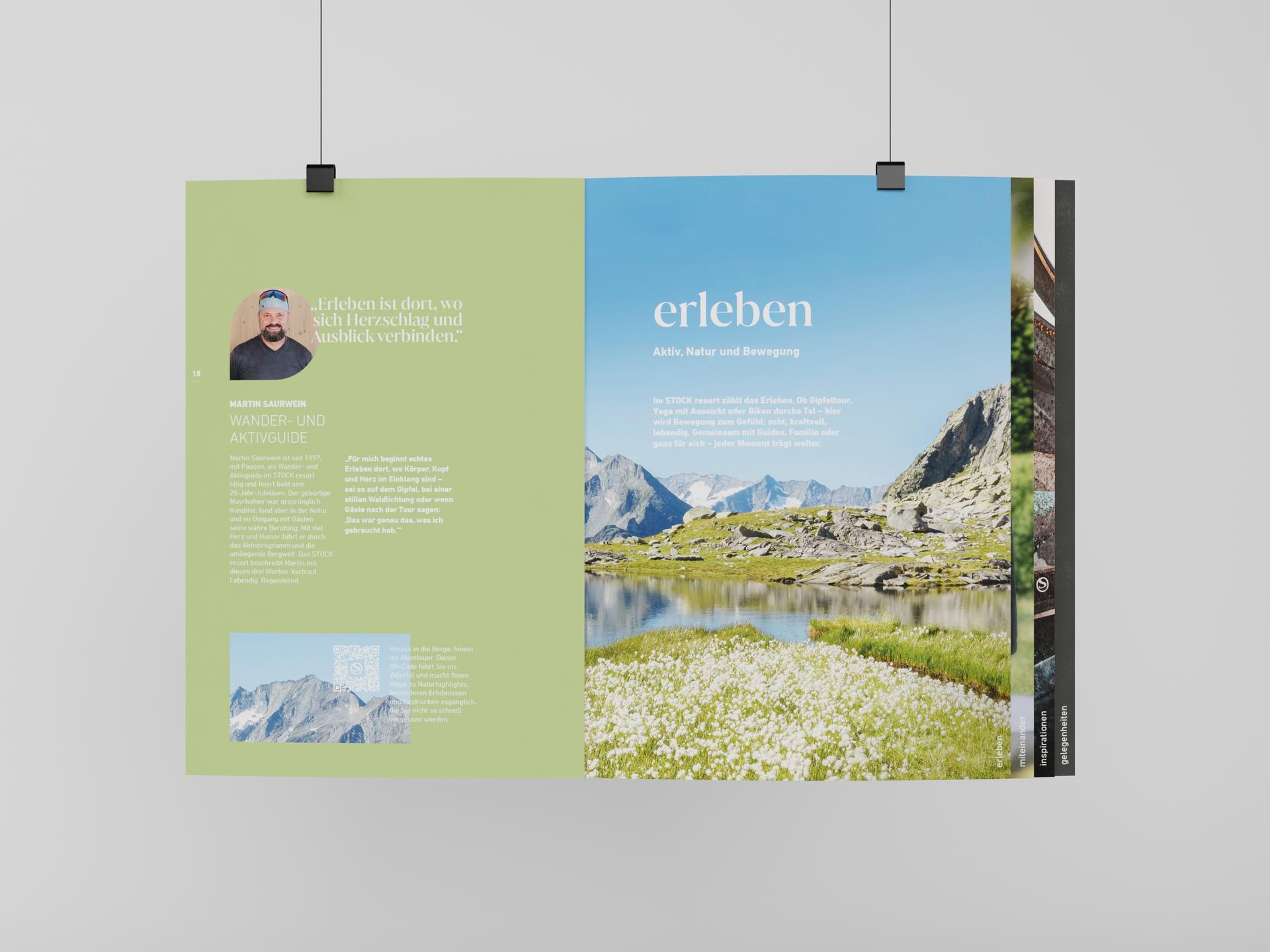 Ein Einblick ist das Sommermagazin von STOCK resort